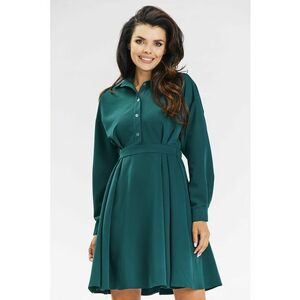 Rochie dama poliester - A668 - verde- imagine