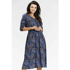 Rochie de dama poliester - A666 - bleumarin- imagine