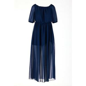 Rochie A515 - Poliester - Bleumarin imagine