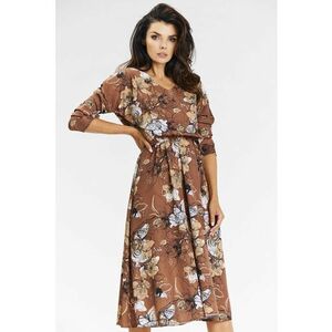 Rochie dama poliester - A666 - Model maro - imagine