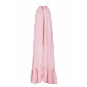 Rochie A516 - Poliester - Roz pudrat imagine