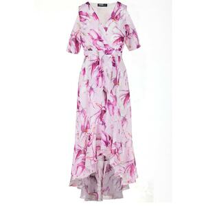 Rochie A508 - Poliester - Roz imagine