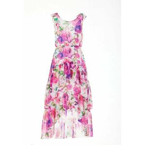 Rochie A500 - Poliester - Roz/Alb imagine