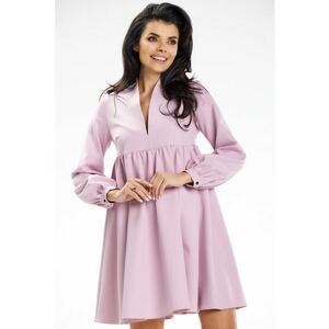 Rochie dama poliester - A636 - Roz murdar - imagine