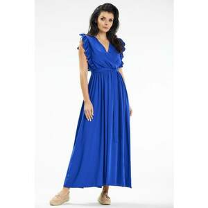 Rochie dama viscoza - A638 - Albastru - imagine
