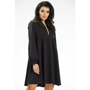 Rochie dama poliester - negru A636 imagine