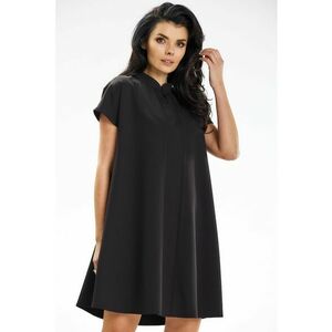 Rochie dama poliester - A635 - Neagra - imagine
