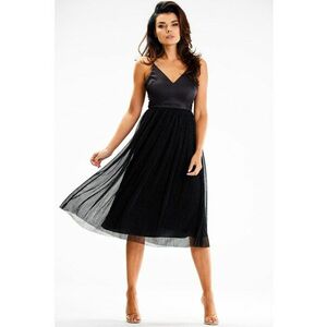 Rochie dama Poliester - Negru A624 imagine