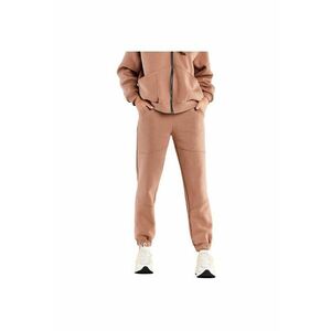 Pantaloni sport dama - Bumbac/Elastan - Bej imagine