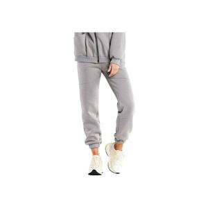 Pantaloni sport dama - Bumbac/Elastan - Gri imagine