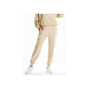 Pantaloni sport dama M317 - Bumbac/Elastan - Bej imagine