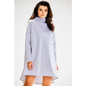 Rochie dama Bumbac - A609 - Gri - imagine