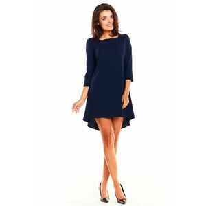 Rochie poliester/elastan - bleumarin - Bleumarin imagine