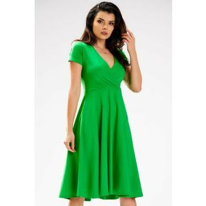 Rochie dama Bumbac - M292 - Verde - imagine