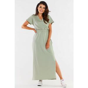 Rochie maxi cu insertie elastica imagine