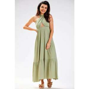 Rochie dama - Viscoza - A583 - Verde - imagine
