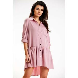 Scurta Rochie Maneca lunga - Asimetric A584 imagine