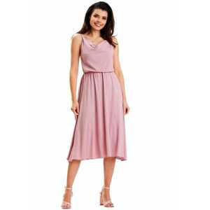 Rochie A579 - Viscoza/Poliester - Roz imagine