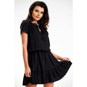 Rochie A575 - Viscoza/Elastan - Negru imagine