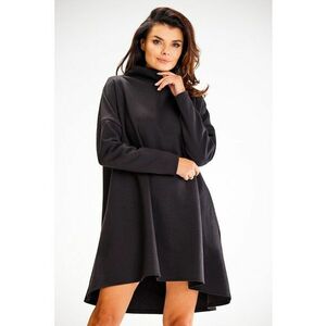 Rochie dama Bumbac A609 - Neagra - imagine