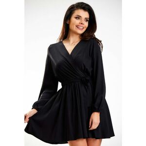 Rochie A577 - Viscoza/Elastan - Negru imagine
