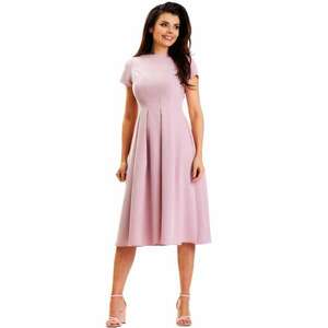 Rochie A569 - Poliester/Elastan - Roz imagine