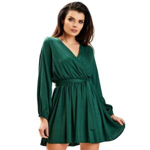 Rochie A577 - Viscoza/Elastan - Verde imagine