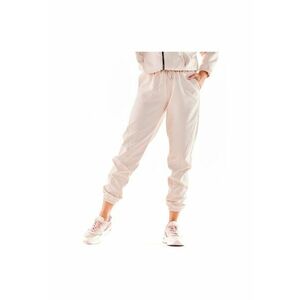 Pantaloni sport dama - Poliester/Elastan - Bej imagine