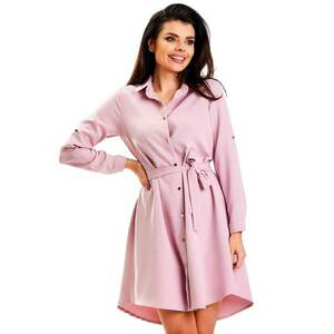 Rochie A568 - Poliester - Roz imagine