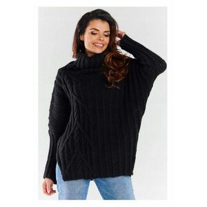 Pulover - Poliacril - Negru - imagine