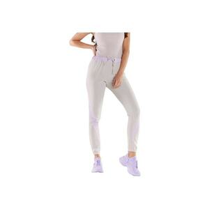 Pantaloni sport dama - Poliester/Elastan - Bej/Violet imagine