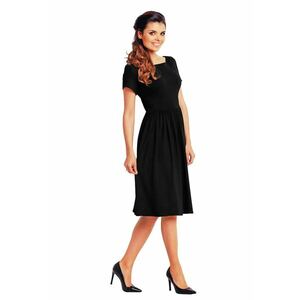 Rochie A141 - Viscoza/Elastan - Negru imagine