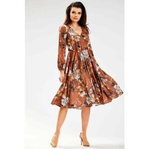 Rochie - Poliester - Bronz imagine