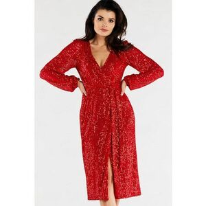 Rochie - Poliester - Rosu - Rosu imagine