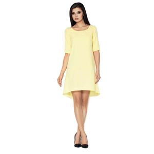 Rochie A056 - Poliester/Viscoza - Galben imagine
