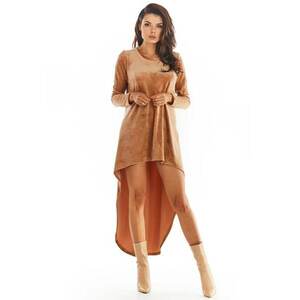 Rochie A379 - Poliester - Bej imagine