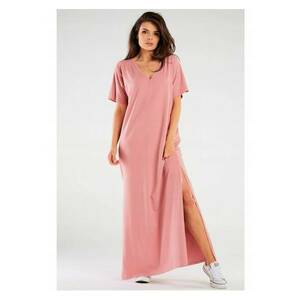 Rochie de bumbac cu maneci scurte imagine