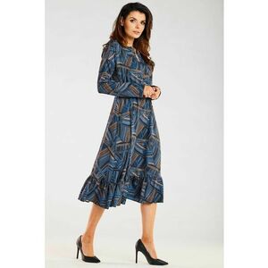 Rochie dama - 11 - Maro/Bleumarin imagine