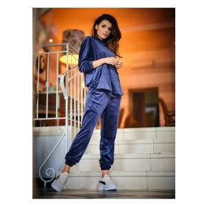 Pantaloni Lungi Relaxed Fit A459 - Bleumarin imagine