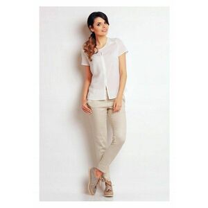 Bluza dama InfiniteYou - Poliester/Elastan - Ecru imagine