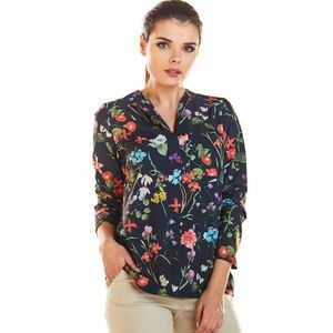 Bluza dama - Poliester - Bleumarin - cu maneca lunga imagine