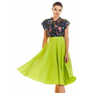 Fusta dama poliester verde lime imagine
