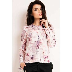 Bluza dama - Poliester - Alb/Roz imagine