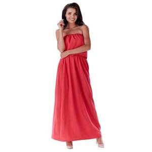 Rochie maxi dama - Elizabeth - roz - imagine