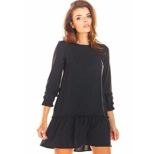 Rochie dama - Poliester - Negru - A310 imagine