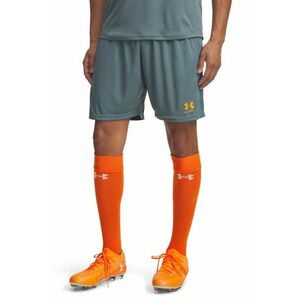 Pantaloni scurti pentru fotbal Challenger - Portocaliu/Albastru petrol imagine