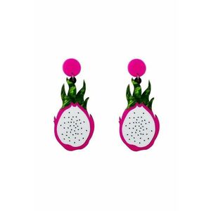 Cercei roz - forma de fructul dragonului - Artem C7 - imagine