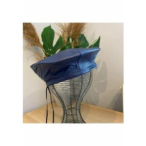 Bereta bleumarin - din piele ecologica - Sophy - imagine