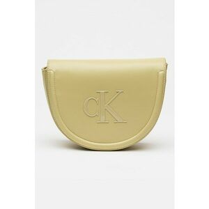 Geanta crossbody de piele ecologica cu clapa - Verde sparanghel imagine