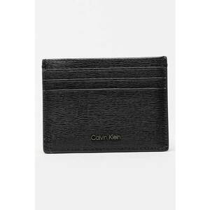 Portcart din piele Saffiano - Negru imagine